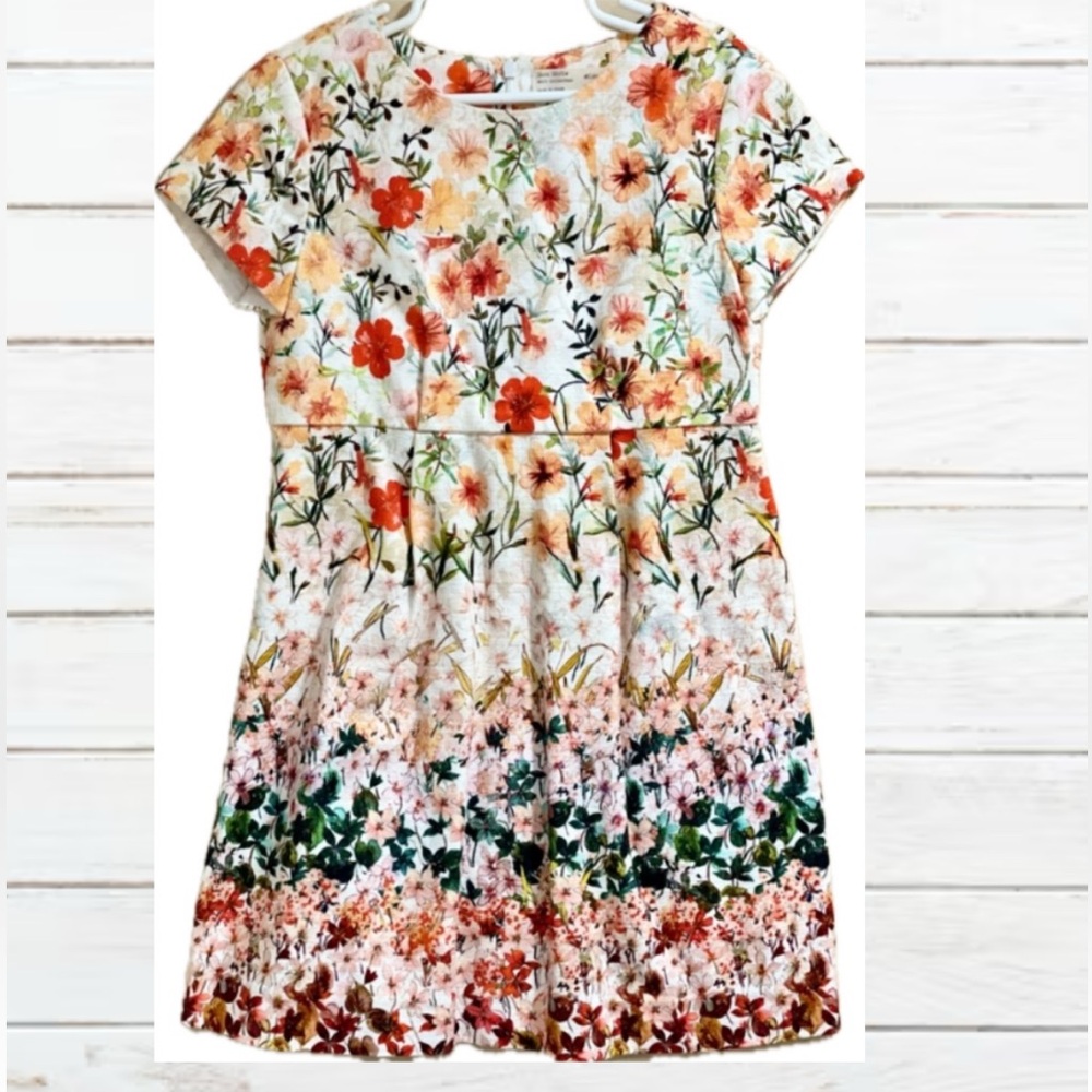 Girls Spring Floral Dress Zara Size 8 NEW